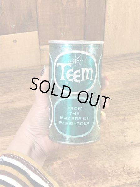 Teemのレモンライムソーダの60〜70’sヴィンテージ空き缶