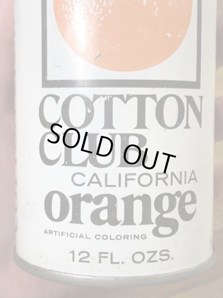 アメリカのコットンハウスオレンジジュース(清涼飲料)の70〜80’sヴィンテージ空き缶