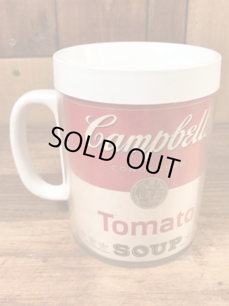 キャンベルスープのトマトの70年代ビンテージマグカップ
