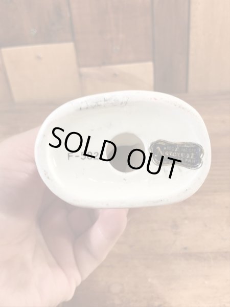 陶器製のレッドデビルの60年代ビンテージフィギュア