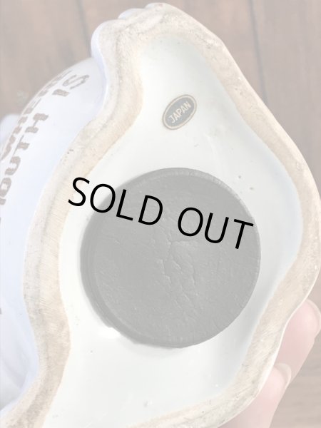 サイコセラミックスみたいな陶器製の60年代ビンテージ貯金箱ドール