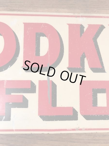 企業物のRodkey's Flourの30〜40年代ビンテージ看板