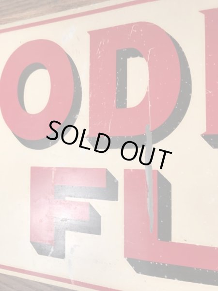 企業物のRodkey's Flourの30〜40年代ビンテージ看板