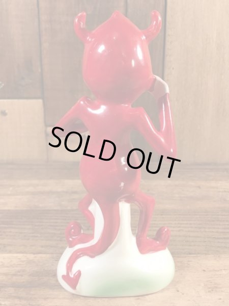 メイドインジャパン製のレッドデビルの60’sヴィンテージセラミックドール