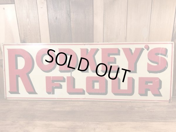 アドバタイジング物のブリキ製の30〜40’sヴィンテージ看板