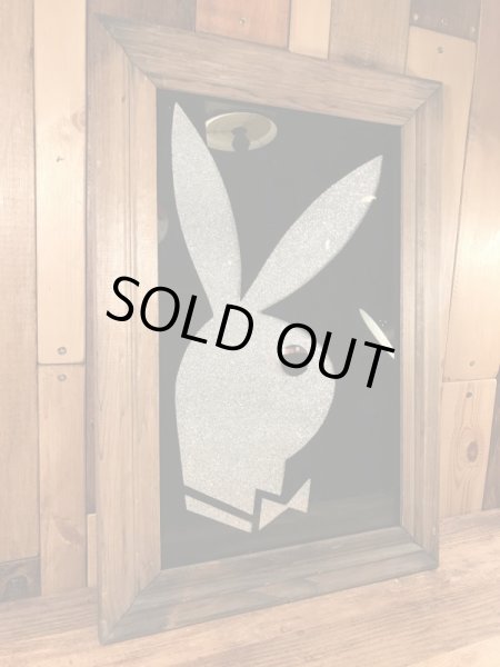 プレイボーイのラメ加工の70年代ビンテージガラスアート