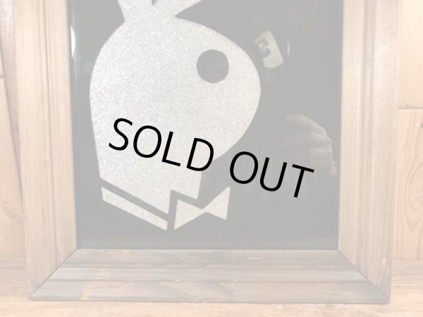 Playboyのラメ加工の70’sヴィンテージウッドフレーム