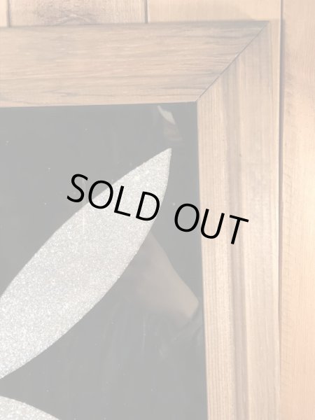 Playboyのラメ加工の70’sヴィンテージウッドフレーム