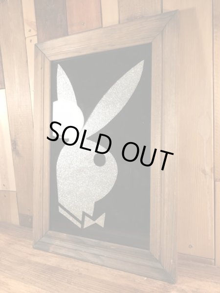 Playboyのラメ加工の70’sヴィンテージウッドフレーム