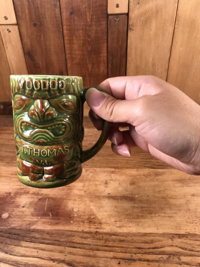 画像3: Voodoo St.Thomas V.I. Tiki Mug　ティキ　ビンテージ　マグカップ　ブードゥー　70年代〜