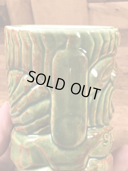 ブードゥーと書かれたティキの70年代〜ビンテージマグカップ