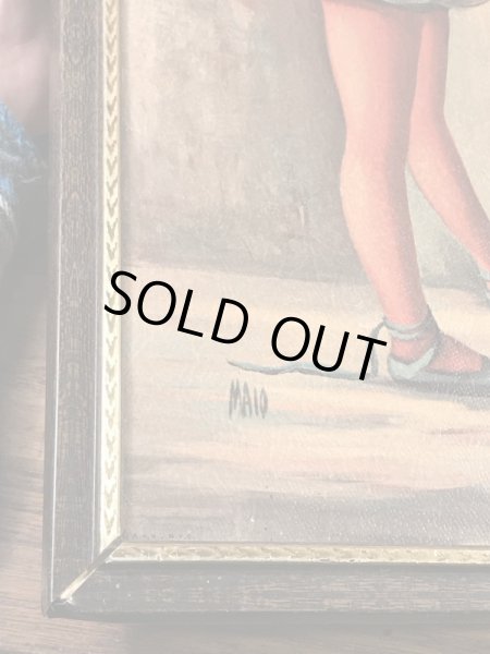 ビッグアイズの女の子の60’sヴィンテージアート