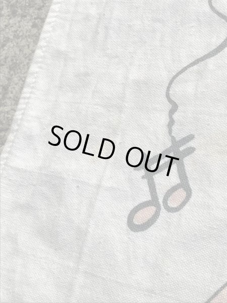 コットン製の染み込みプリントの50’sヴィンテージBBQエプロン