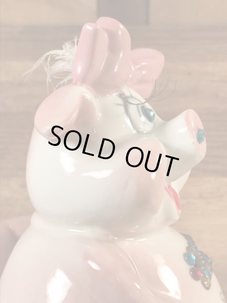 クレイス社製の豚の60年代ビンテージ貯金箱