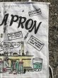 4つ目のジョークが描かれた50〜60’sヴィンテージコットンエプロン
