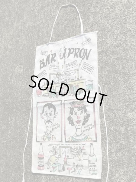 4つ目のドランクマンの50〜60年代ビンテージバーエプロン