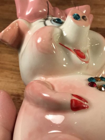 画像2: Kreiss “Small Change” Pig Ceramic Coin Bank　クレイス　ビンテージ　コインバンク　ブタ　60年代