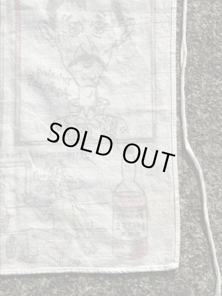 4つ目のジョークが描かれた50〜60’sヴィンテージコットンエプロン