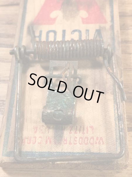 Victorのウッド製の70’sヴィンテージラットトラップ