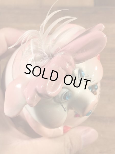 クレイス社製の豚の60年代ビンテージ貯金箱