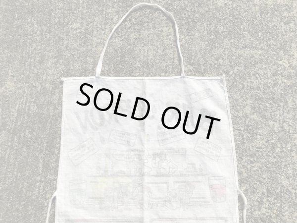 4つ目のドランクマンの50〜60年代ビンテージバーエプロン