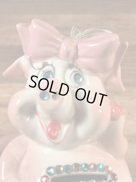 クレイス社製の豚の60年代ビンテージ貯金箱