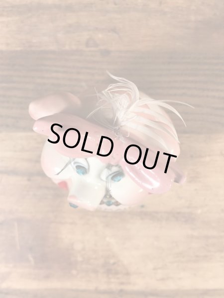 クレイス社製の豚の60年代ビンテージ貯金箱