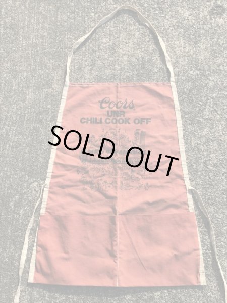 Coorsのイベント“Chili Cook Off”の80’sヴィンテージキッチンエプロン