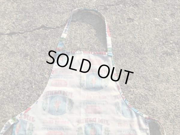 アドバタイジング物のジムダンディの60〜70年代ビンテージ総柄エプロン