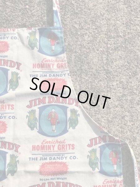 企業物のJim Dandyの60〜70’sヴィンテージ総柄エプロン