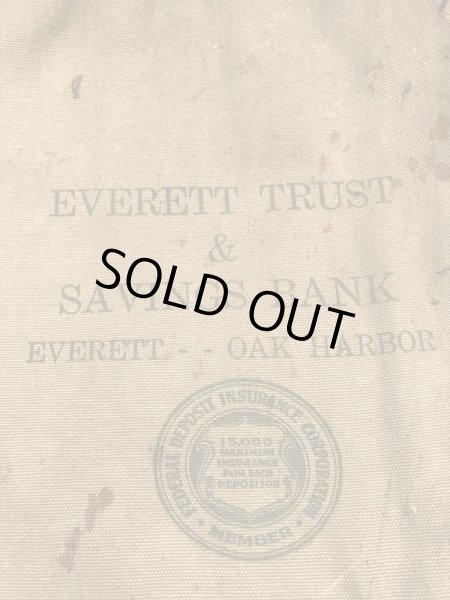 銀行の企業物の50’s〜ヴィンテージマネー袋