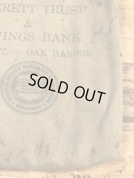 銀行の企業物の50’s〜ヴィンテージマネー袋