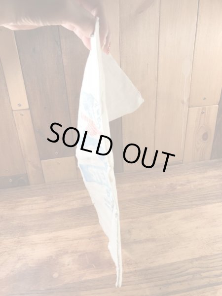 アドバタイジング物のコットン製の40年代〜ビンテージソルトバッグ