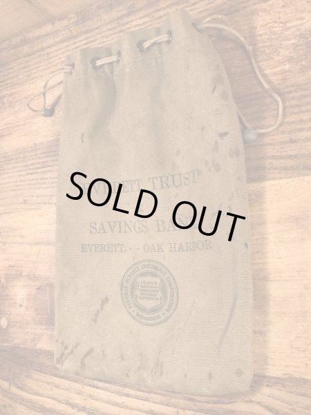 銀行の企業物の50’s〜ヴィンテージマネー袋