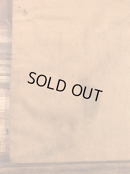 ダック生地のTalonのジッパーが付いた50〜60'sヴィンテージ袋