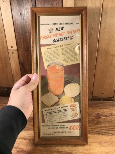 画像3: Kraft Cheese Spreads Picture Frame　クラフトチーズ　ビンテージ　額縁　40年代