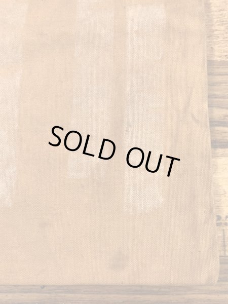 ダック生地のタロンのジッパーが付いた50〜60年代ビンテージマネーバッグ