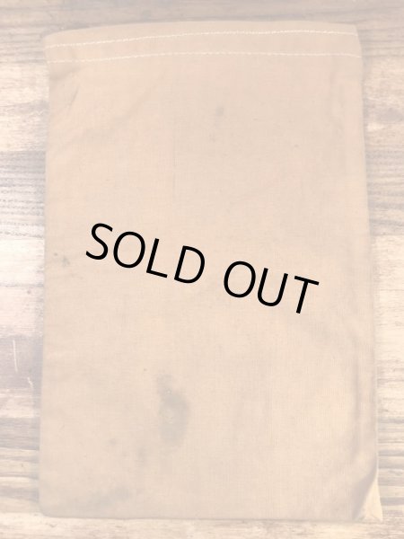 ダック生地のTalonのジッパーが付いた50〜60'sヴィンテージ袋