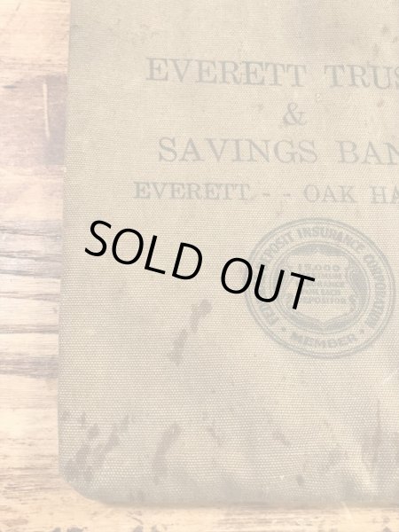 アメリカの銀行の50年代〜ビンテージマネーバッグ