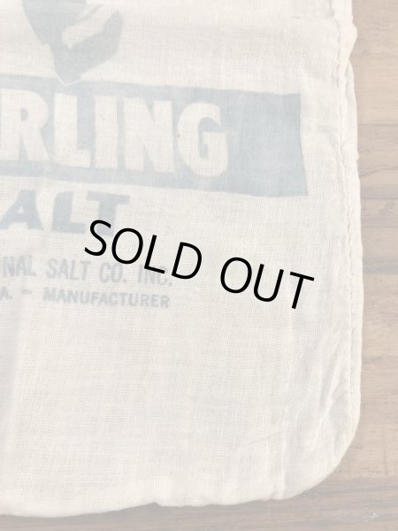 企業物の塩が入っていた40’s〜ヴィンテージ袋