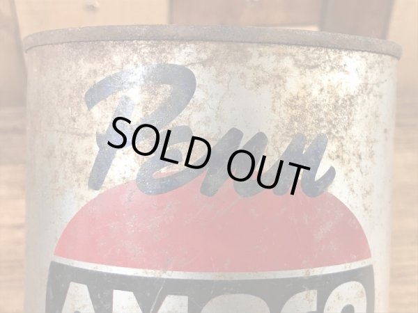 アモコのオイルが入っていた50年代ビンテージブリキ缶