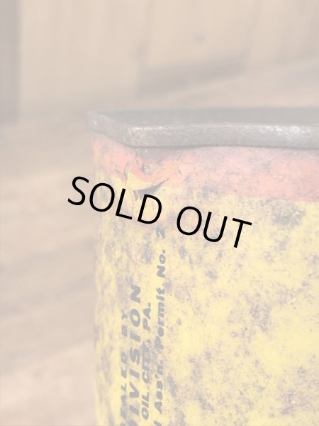 PennzoilのTin製の50’sヴィンテージオイル缶