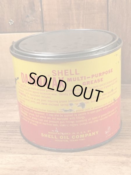 シェルのマルチパーパスグリスが入っていた60年代ビンテージブリキ缶