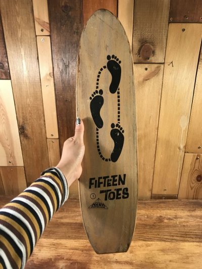 画像3: Nash Fifteen Toes Wooden Skateboard　フィフティーントーズ　ビンテージ　スケートボード　60年代
