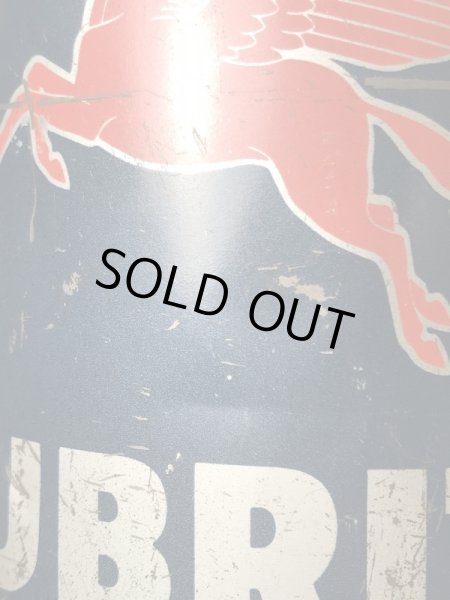 MobilのLubrite Motor Oilの50’sヴィンテージブリキ缶