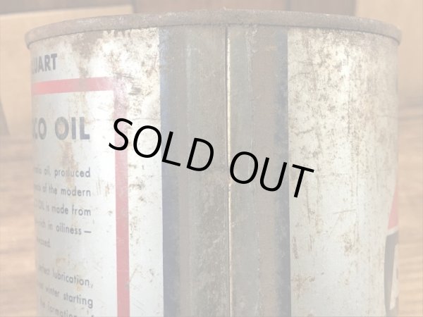 アモコのオイルが入っていた50年代ビンテージブリキ缶