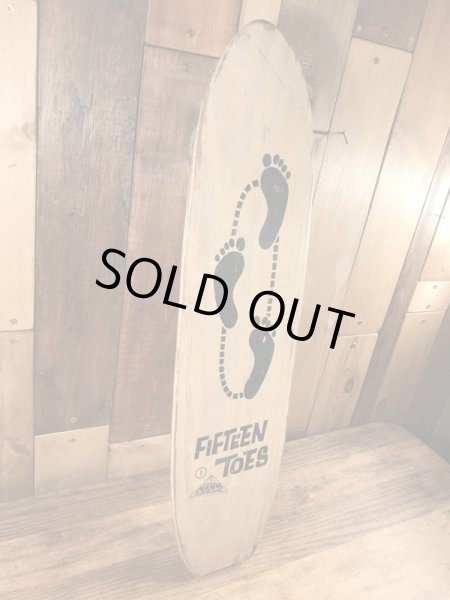 フィフティーントーズの木製の60年代ビンテージスケートボード