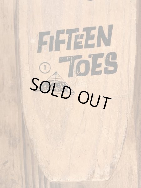 フィフティーントーズの木製の60年代ビンテージスケートボード