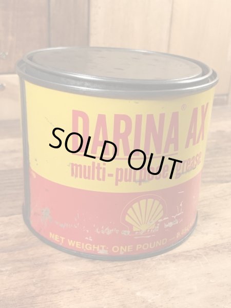 シェルのマルチパーパスグリスが入っていた60年代ビンテージブリキ缶