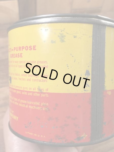 シェルのマルチパーパスグリスが入っていた60年代ビンテージブリキ缶